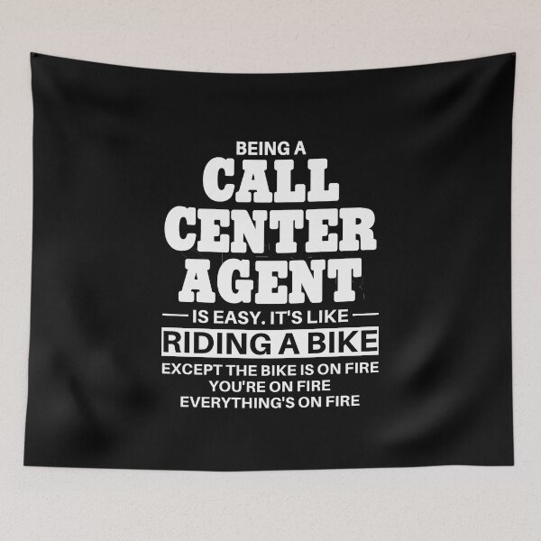 Item preview, Call Center Agent Riding A Bike designed and sold by clickmostro.
