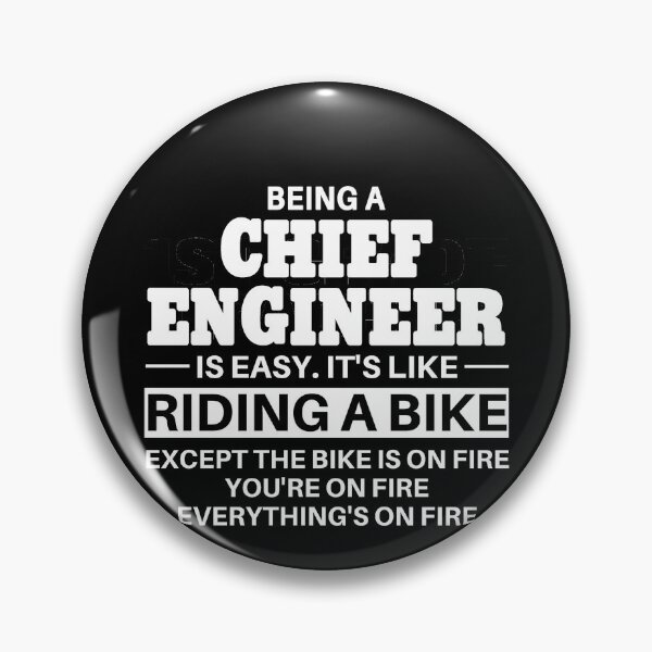 Item preview, Chief Engineer Riding A Bike designed and sold by clickmostro.
