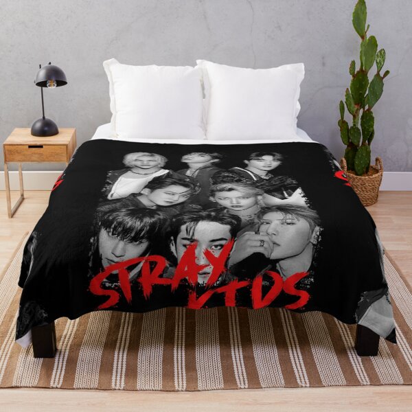 Item preview, Stray Kids Kpop Group Members black and white Korean Kpop RGB Color Design designed and sold by Piosenka Art.