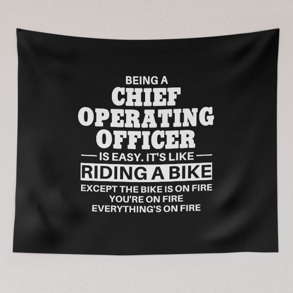 Item preview, Chief Operating Officer Riding A Bike designed and sold by clickmostro.
