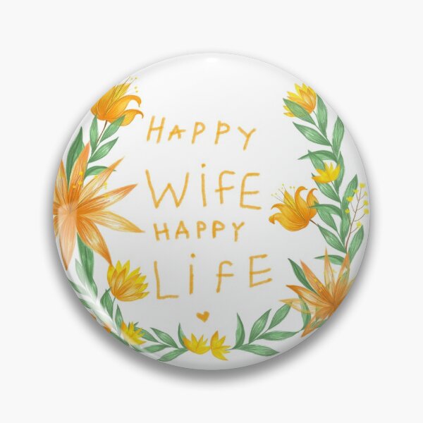 Item preview, happy wife happy life designed and sold by Chawanrach.