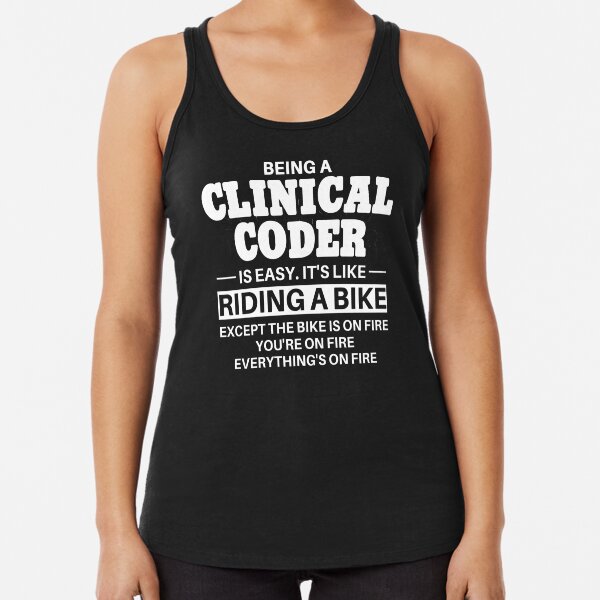 Item preview, Clinical Coder Riding A Bike designed and sold by clickmostro.