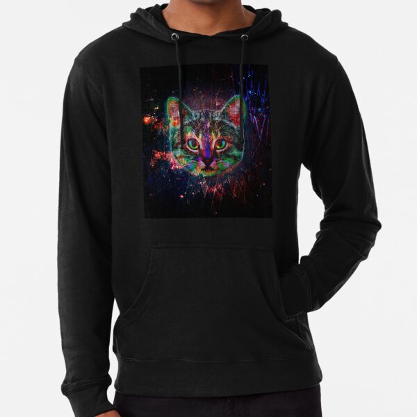 trendy planet cat hoodie