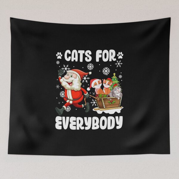 Item preview, Cat Christmas T-Shirtcats for everybody T-Shirt_by Teemaker_ designed and sold by TamAnhshap.