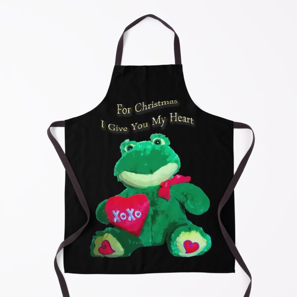 Item preview, Christmas frog with red heart designed and sold by Astralia.