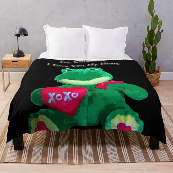 Item preview, Christmas frog with red heart designed and sold by Astralia.