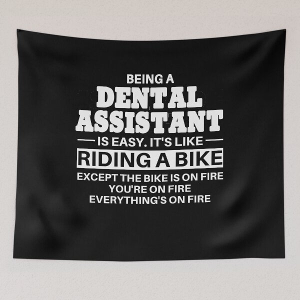 Item preview, Dental Assistant Riding A Bike designed and sold by clickmostro.