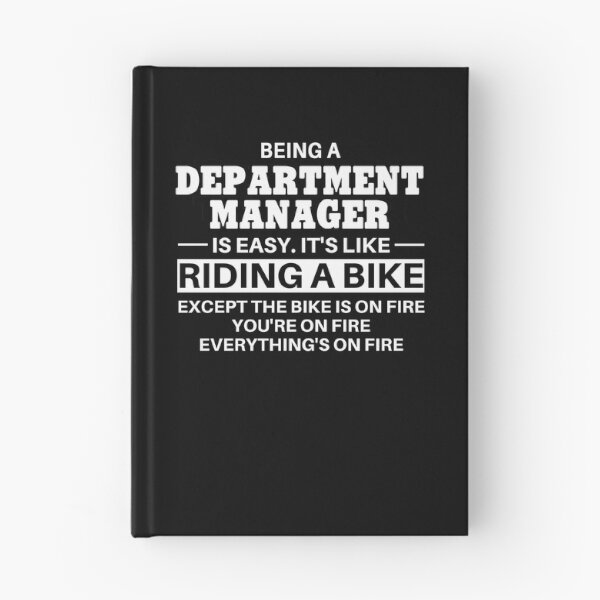 Item preview, Department Manager Riding A Bike designed and sold by clickmostro.