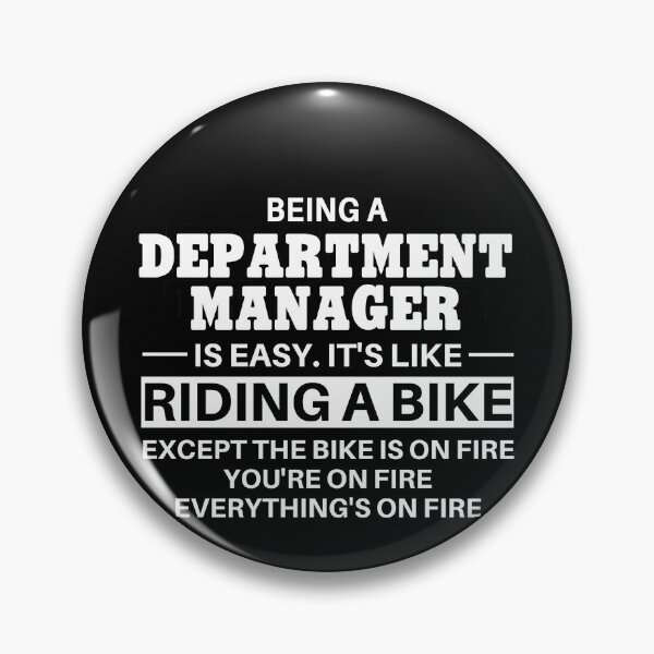 Item preview, Department Manager Riding A Bike designed and sold by clickmostro.
