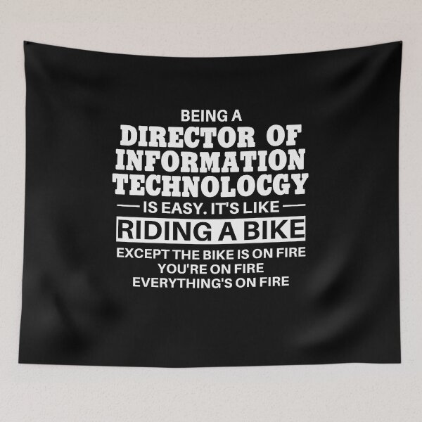 Item preview, Director Of Information Technology Riding A Bike designed and sold by clickmostro.