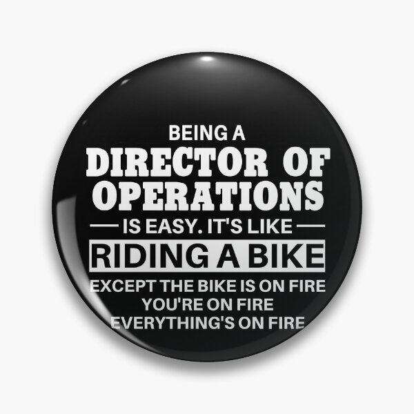 Item preview, Director Of Operations Riding A Bike designed and sold by clickmostro.