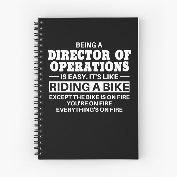 Item preview, Director Of Operations Riding A Bike designed and sold by clickmostro.