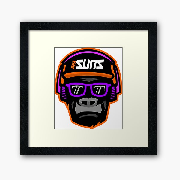Vista previa del artículo con la obra «Suns de Phoenix Suns Jammin Gorilla LunaGFXD», diseñado y vendido por KaydenManne.