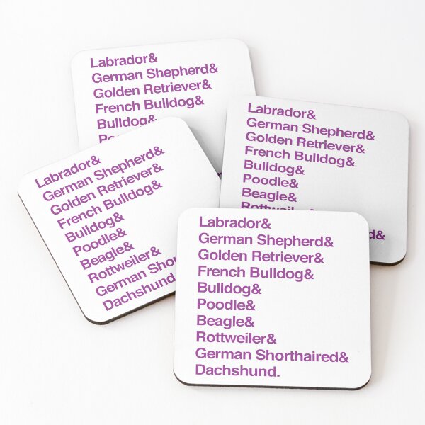 Item preview, Dog Breeds (Purple) designed and sold by thedogewhispers.