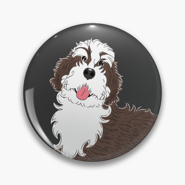 Item preview, Brindle Bernedoodle designed and sold by Lulupainting.