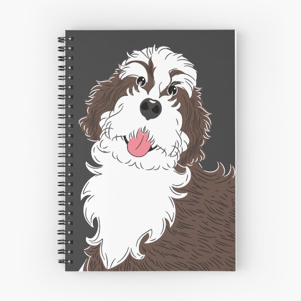Item preview, Brindle Bernedoodle designed and sold by Lulupainting.