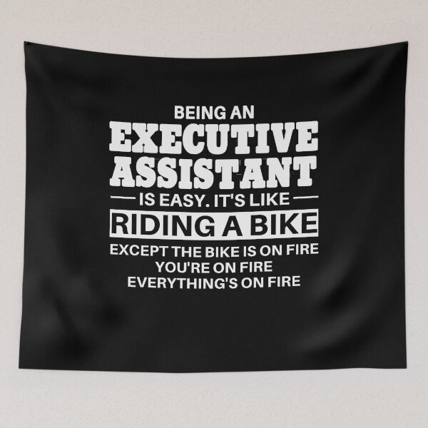 Item preview, Executive Assistant Riding A Bike designed and sold by clickmostro.
