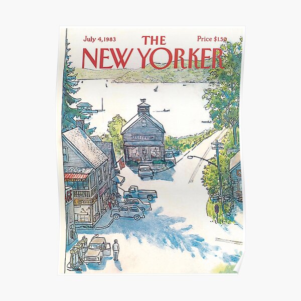 New Yorker July 4th, 1983 Poster