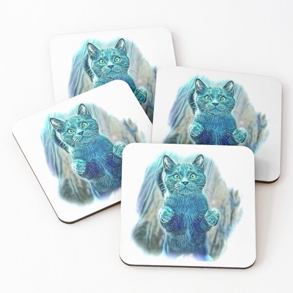 Artikelvorschau, Glückliches Kätzchen | miauendes Katzendesign | toll geschnittene Ketty-Katze entworfen und verkauft von JJMasters.