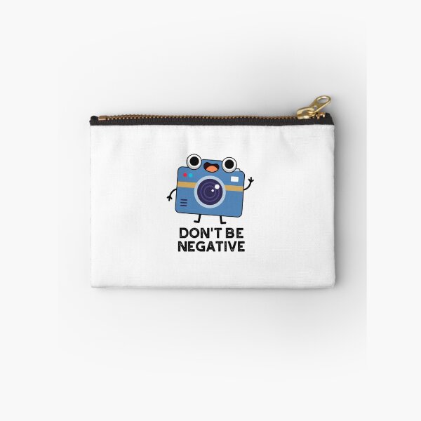 Item preview, Don't Be Negative Funny Camera Puns  designed and sold by punnybone.