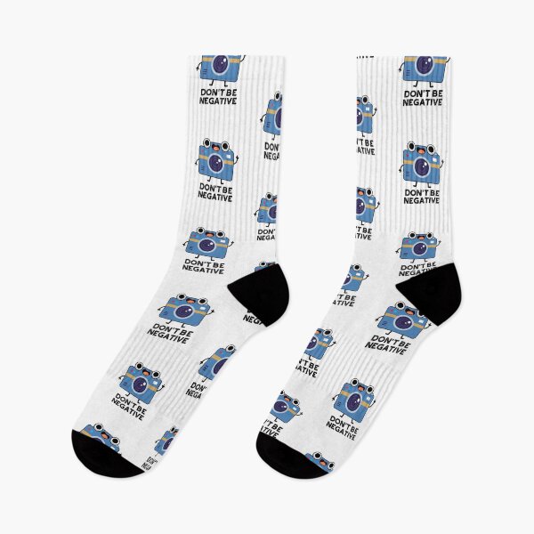 Item preview, Don't Be Negative Funny Camera Puns  designed and sold by punnybone.