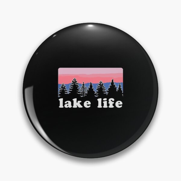 Item preview, Lake Life Pine Tree Sunset designed and sold by kandelal.