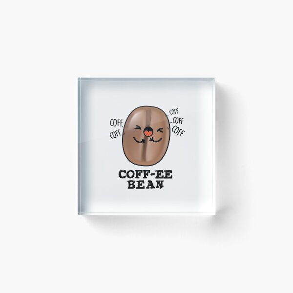 Item preview, Coff-ee Funny Coughing Coffee Bean Puns  designed and sold by punnybone.