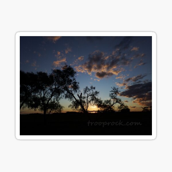Esperance Bush Sunset Sticker