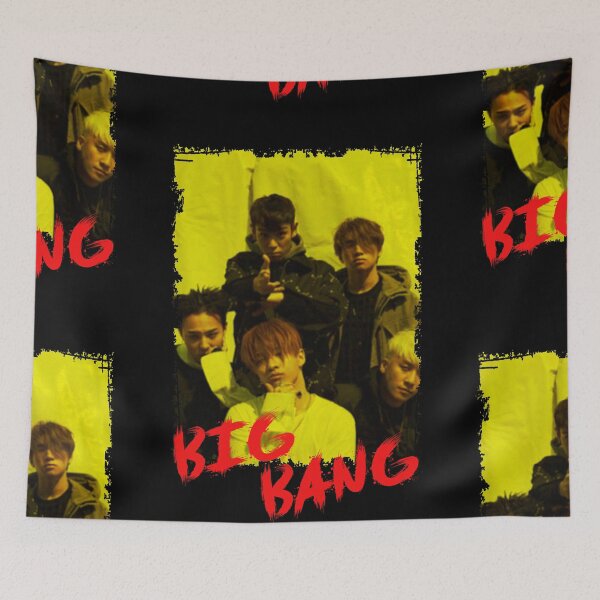 Item preview, BigBang Kpop Group Members Yellow Korean Kpop RGB Color Design designed and sold by Piosenka Art.
