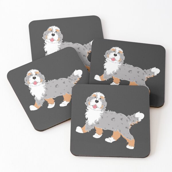 Artikelvorschau, Merle Bernedoodle entworfen und verkauft von Lulupainting.