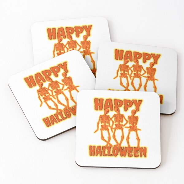 Item preview, Happy Halloween Skeleton Dance(orange) designed and sold by LRGraphics.
