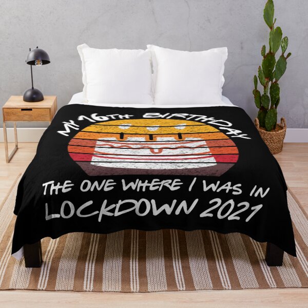 Item preview, My 16th Birthday - 2021 The One Where I was in lockdown retro sunset designed and sold by REApparelCo.