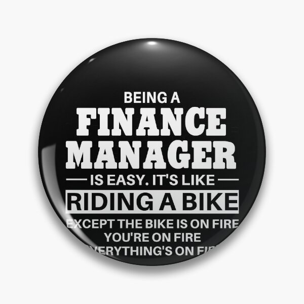 Item preview, Finance Manager Riding A Bike designed and sold by clickmostro.