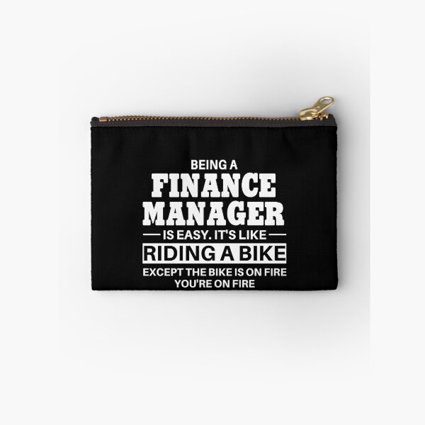 Item preview, Finance Manager Riding A Bike designed and sold by clickmostro.