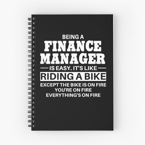 Item preview, Finance Manager Riding A Bike designed and sold by clickmostro.