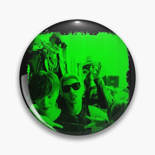 Item preview, BigBang Kpop Group Members Green Korean Kpop RGB Color Design designed and sold by Piosenka Art.