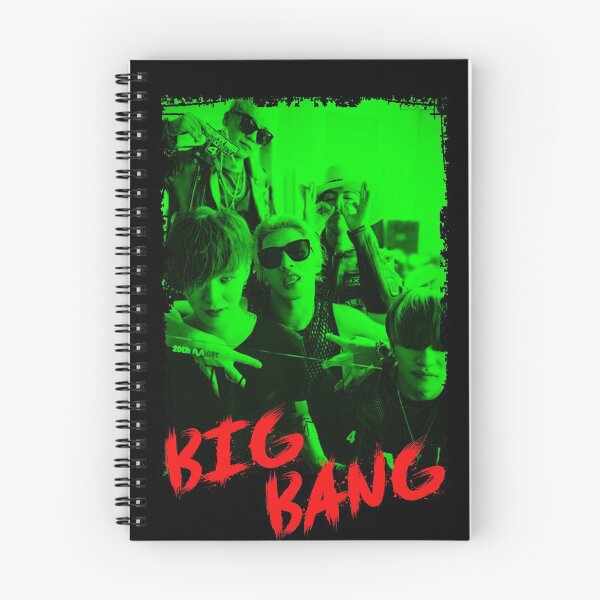 Item preview, BigBang Kpop Group Members Green Korean Kpop RGB Color Design designed and sold by Piosenka Art.