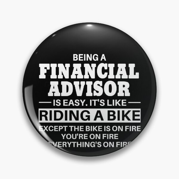 Item preview, Financial Advisor Riding A Bike designed and sold by clickmostro.