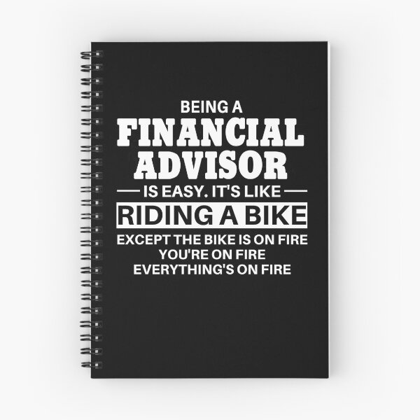 Item preview, Financial Advisor Riding A Bike designed and sold by clickmostro.