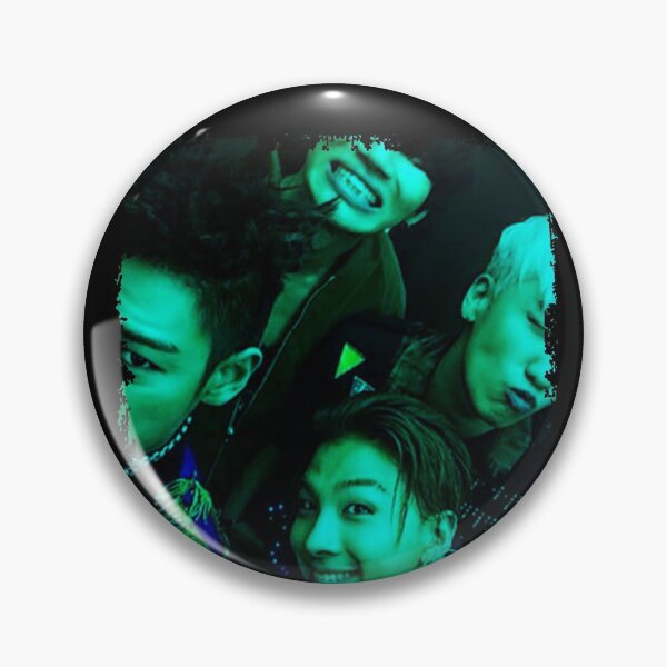 Item preview, BigBang Kpop Group Members Blue Korean Kpop RGB Color Design designed and sold by Piosenka Art.