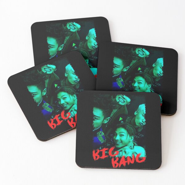 Item preview, BigBang Kpop Group Members Blue Korean Kpop RGB Color Design designed and sold by Piosenka Art.