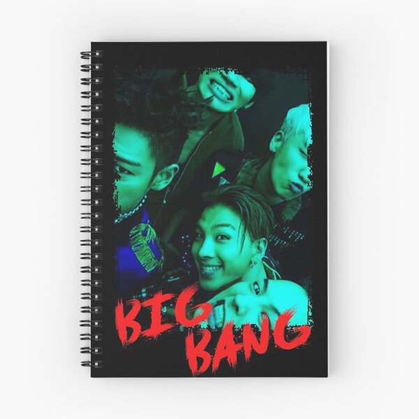 Item preview, BigBang Kpop Group Members Blue Korean Kpop RGB Color Design designed and sold by Piosenka Art.