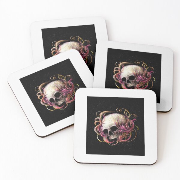 Item preview, skull candy flowers in space| Perfect Gift | Kissing Booth Git designed and sold by cathytori.