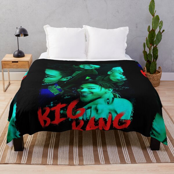 Item preview, BigBang Kpop Group Members Blue Korean Kpop RGB Color Design designed and sold by Piosenka Art.