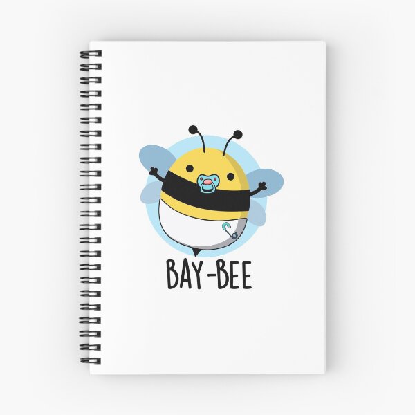 Item preview, Bay-bee Funny Baby Bee Pun  designed and sold by punnybone.