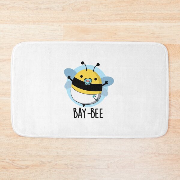 Item preview, Bay-bee Funny Baby Bee Pun  designed and sold by punnybone.