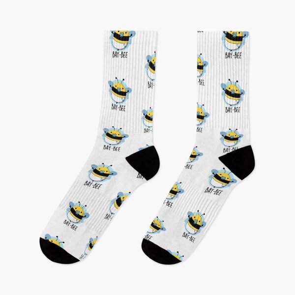 Item preview, Bay-bee Funny Baby Bee Pun  designed and sold by punnybone.