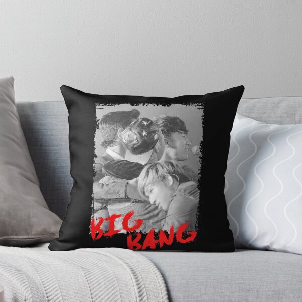 Item preview, BigBang Kpop Group Members black and white Korean Kpop RGB Color Design designed and sold by Piosenka Art.