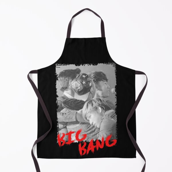 Item preview, BigBang Kpop Group Members black and white Korean Kpop RGB Color Design designed and sold by Piosenka Art.