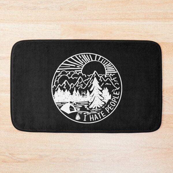 Item preview, I Hate People I Love Camping  designed and sold by SukhvinderK.